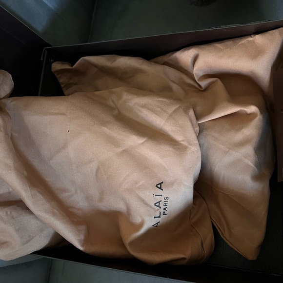 Black Alaia Suede Booties - Picture 6 of 6